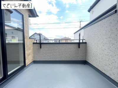【バルコニー】 | blooming garden久喜市本町5丁目4期　新築住宅 | 現地(2026年7月撮影)