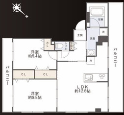 メゾン青葉の間取り