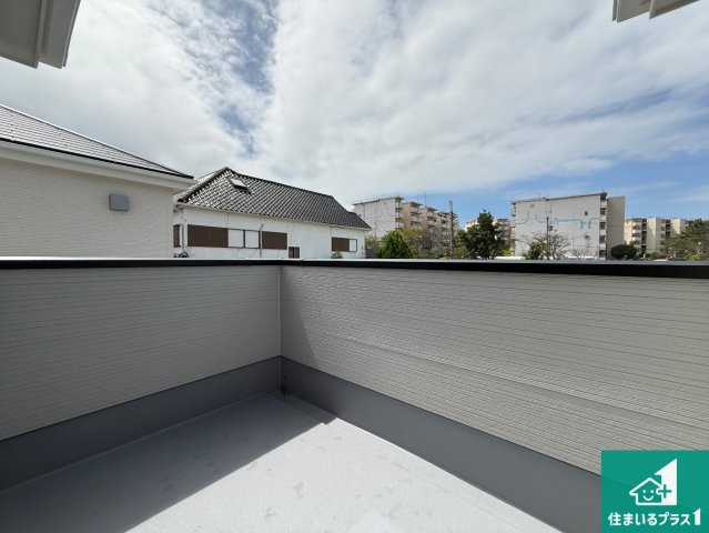 大阪狭山市西山台　第1期　新築一戸建てのバルコニー|日当たりのよいバルコニー！お部屋が開放的に！