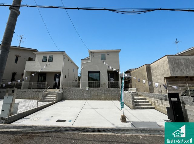 大阪狭山市西山台　第1期　新築一戸建ての外観|安心の10年保証！外観を美しく保ち、雨水で汚れを落とします！気になることがありましたら、お気軽にお問い合わせください！