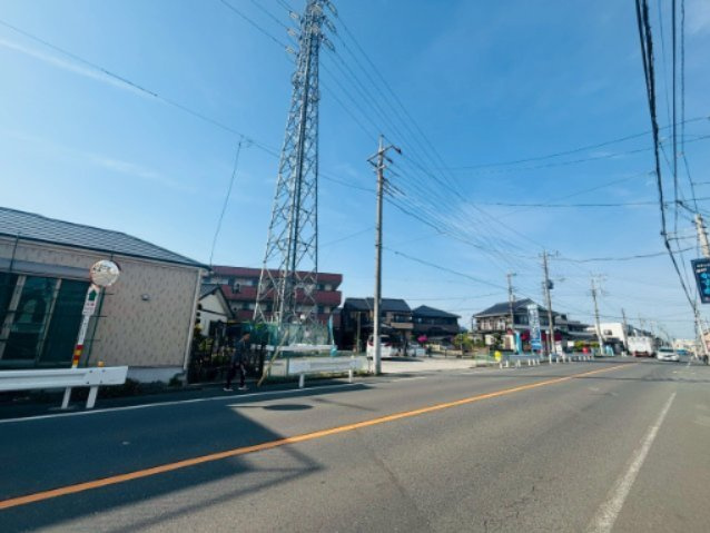 土地 川越市仙波町3丁目の前面道路含む現地写真|子育て世代にオススメの立地
