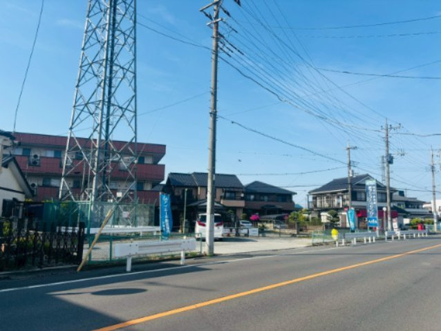 土地 川越市仙波町3丁目の前面道路含む現地写真|お買い物に便利な立地