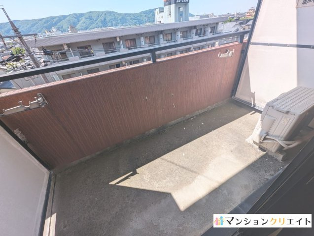 信開トピア足羽のバルコニー