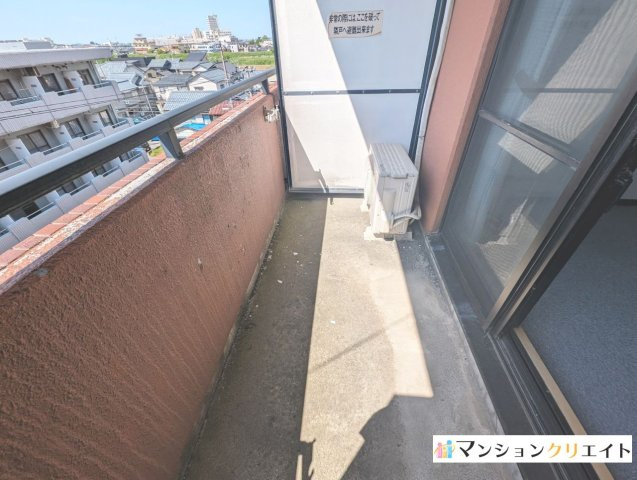信開トピア足羽のバルコニー