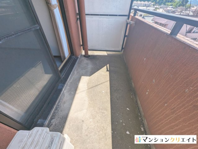 信開トピア足羽のバルコニー