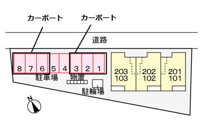 【区画図】 | エルヴィータⅡ
