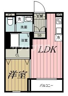 Avalon 西都賀の間取り