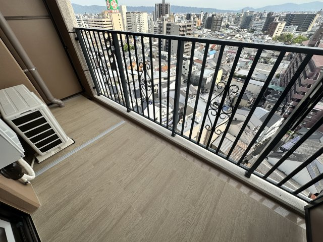 Luxe玉造南のバルコニー