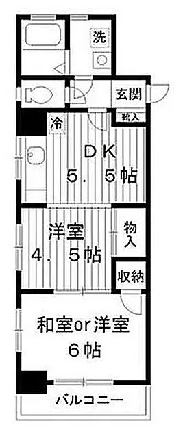 豊玉屋ビルの間取り