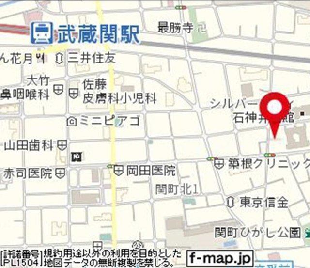 Ｌｉｂｅｒｏ武蔵関の地図
