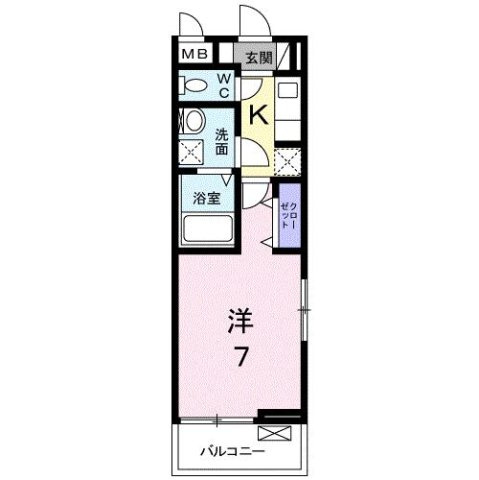 ディアコート　宮脇の間取り