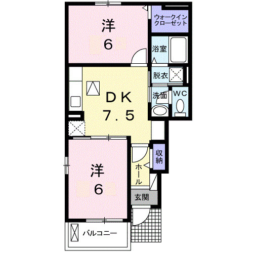 エスペランサⅡの間取り