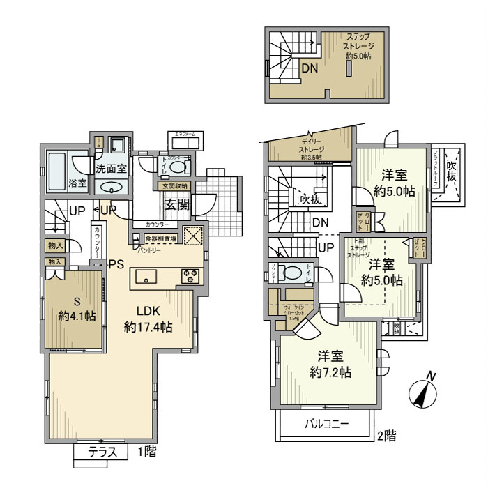 高野台戸建の間取り