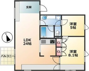 TASHIRO71の間取り