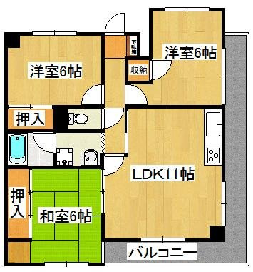 ソレーユ西船橋の間取り