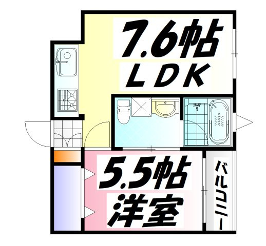 【間取り】 | リーベ上東雲