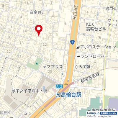 【地図】 | メイクスデザイン白金台
