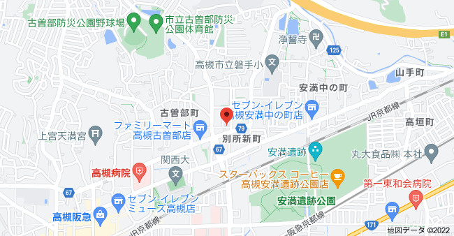 D-residence別所中の町の地図