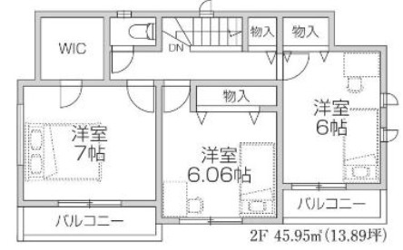 【仲介手数料無料】狭山市広瀬東１１期全２棟Ａ号棟　狭山の新築なら西武ハウジング