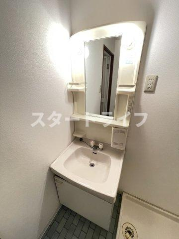 大阪市東淀川区東中島２丁目の賃貸マンションの洗面所