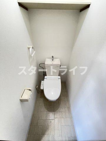 大阪市東淀川区東中島２丁目の賃貸マンションのトイレ