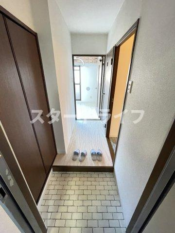 大阪市東淀川区東中島２丁目の賃貸マンションの玄関