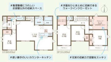 リーブルガーデン大和郡山市奈良口町4期の間取り