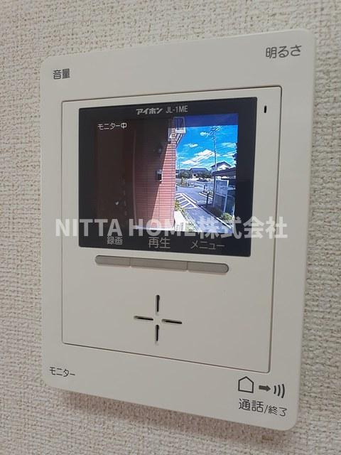 メゾンフランＥのセキュリティ|モニタ付きインターホン設置済み◎