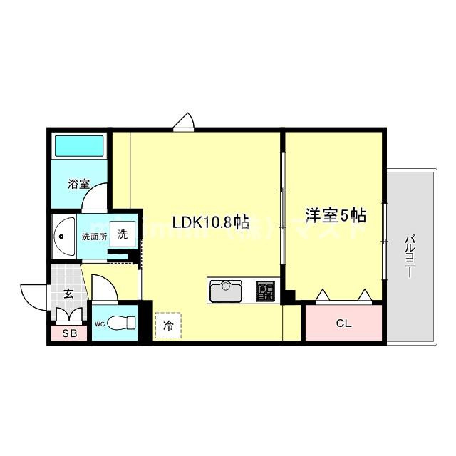 estageo北田辺の間取り