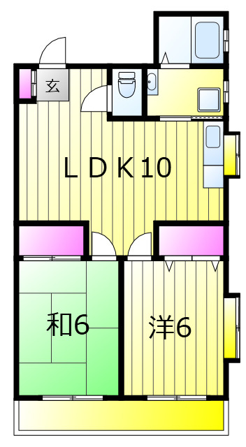 エスポワールマツドの間取り