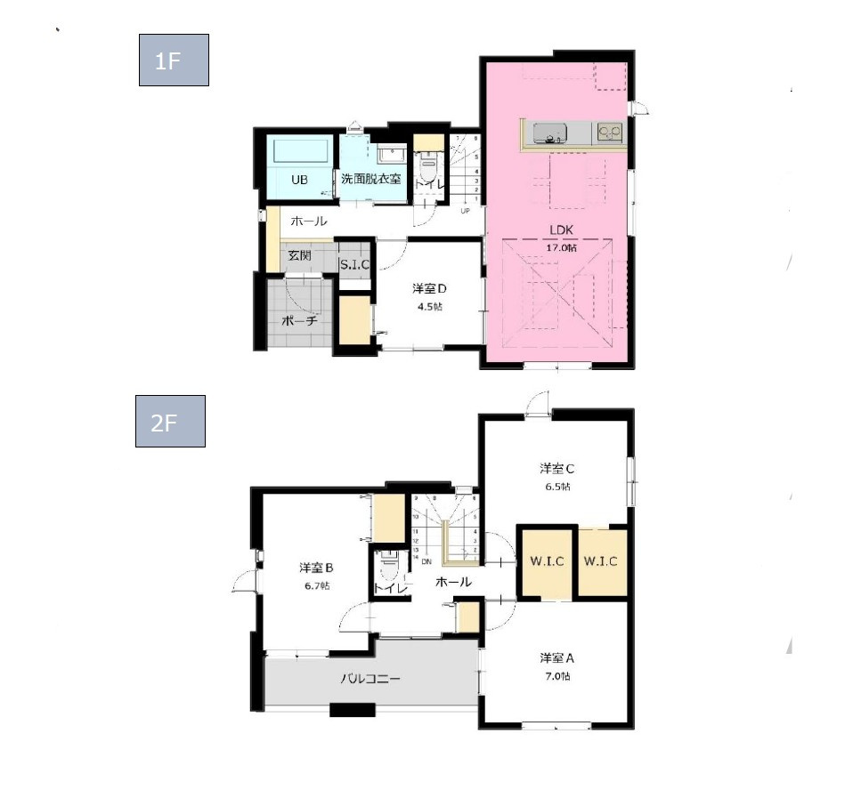 山形市上町1期【新築建売】の間取り|間取り図