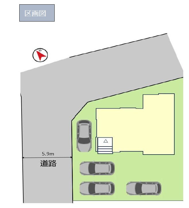 山形市上町1期【新築建売】の区画図|全体区画図
