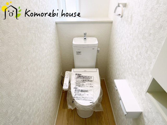 白岡市篠津　第7　新築一戸建て　クレイドルガーデン　01のトイレ|清潔感のあるトイレです