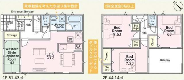 成田市中台第５の間取り