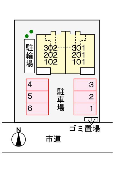 ポルテ・ブリエ　　刈谷市の賃貸ならクラスホーム刈谷店の駐車場