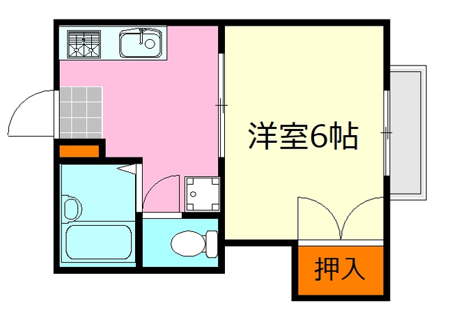 【間取り】 | ハピネスK