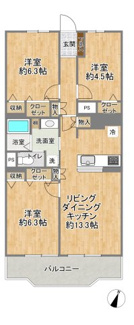 【間取り】 | 志木ニュータウン南の森弐番街9号棟