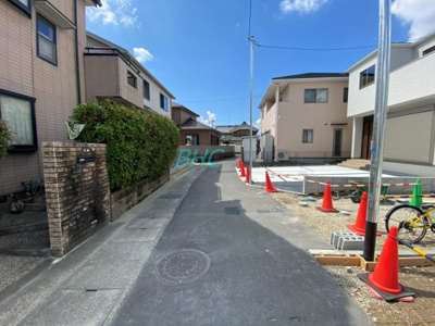 【前面道路含む現地写真】 | 草津市川原３丁目　２期１号地