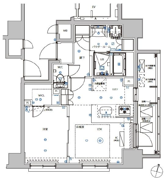 ミルーナヒルズ亀有の間取り|10階部分・南東角部屋住戸につきまして日当り・通風・眺望良好
