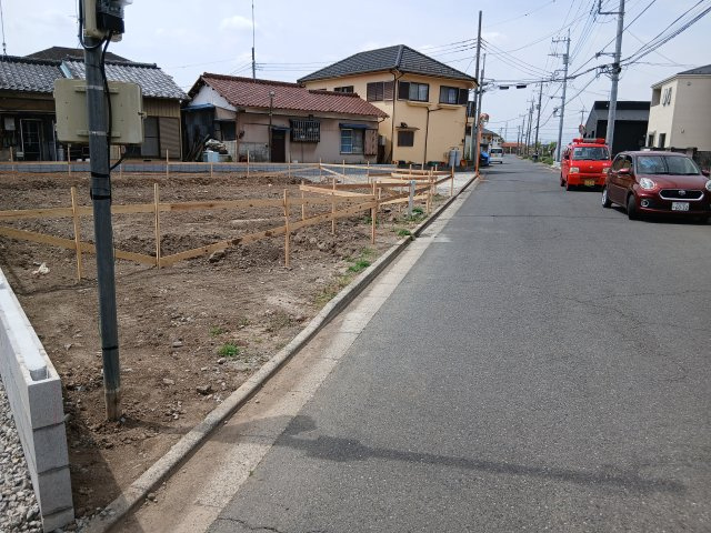 リーブルガーデン．Ｓ　行田佐間第８　の前面道路含む現地写真|現地前面道路（2026年04月20日）撮影