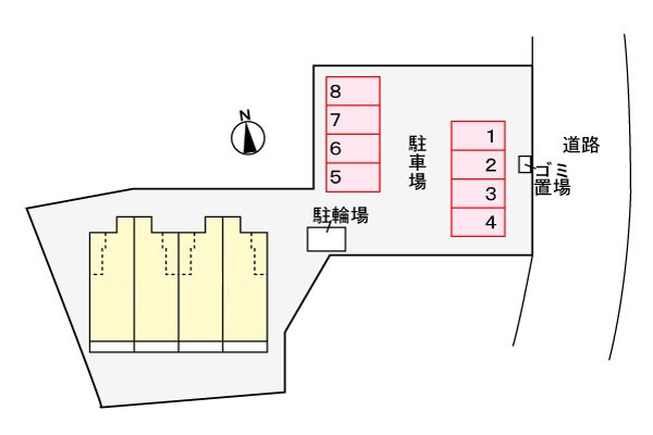 ハルカス三城の区画図