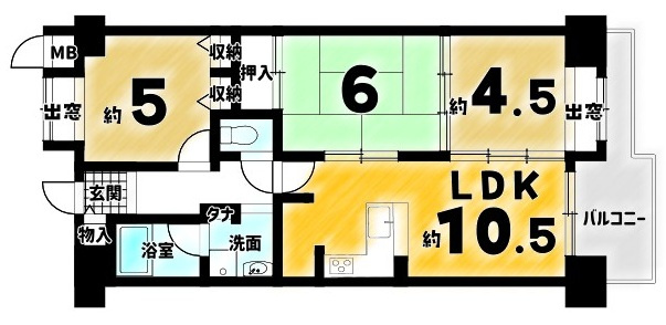 サングレール・アペックスの間取り