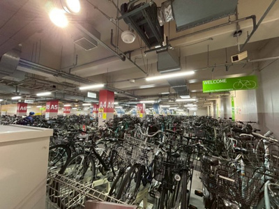 【駐輪場】 | パークハウスワンズタワー | 地下にあります駐輪場の写真です♪