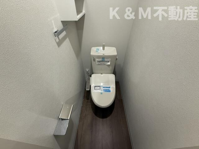 Ｍｙ　Ｓｔｙｌｅ　ｖｉｎｔａｇｅ　柏あけぼののトイレ|落ち着いた色調のトイレです