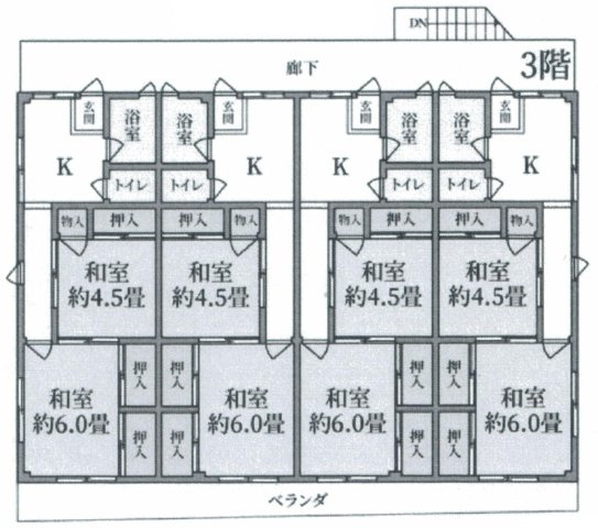 【間取り】 | 西牧ビル | ３階の間取りです。