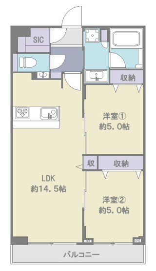 【間取り】 | ベイクレストタワー