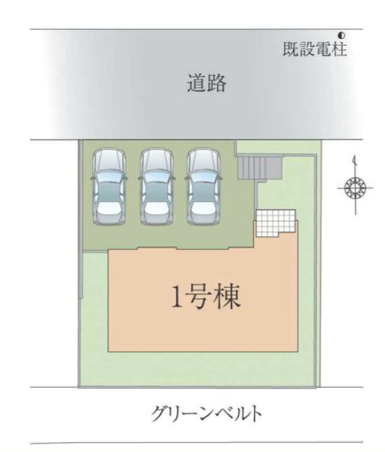 富里市日吉台２丁目３期の区画図