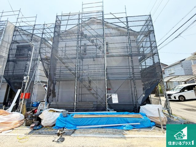 松原市立部　第5期　新築一戸建ての外観|現在建築中！落ち着いた街並みで新生活を始めることが出来そう！周辺の物件も併せてご紹介させて頂きます！