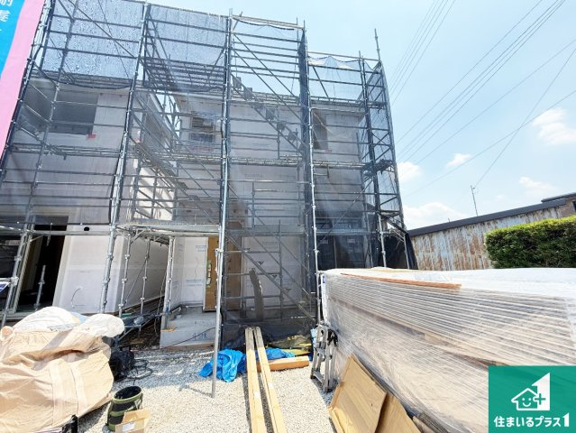 松原市立部　第5期　新築一戸建ての外観|現在建築中！落ち着いた街並みで新生活を始めることが出来そう！周辺の物件も併せてご紹介させて頂きます！