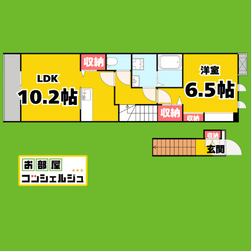 アム　ベステンの間取り